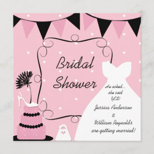 Shoe For Thought Bridal Shower Invitation
