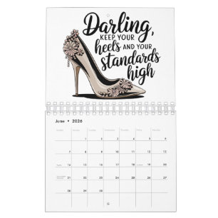 Shoe High Heels Stiletto Girly Gal Women Shoes Calendar