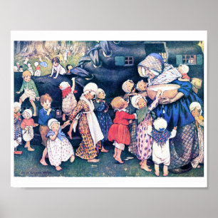 Shoe House, Jessie Willcox Smith Poster