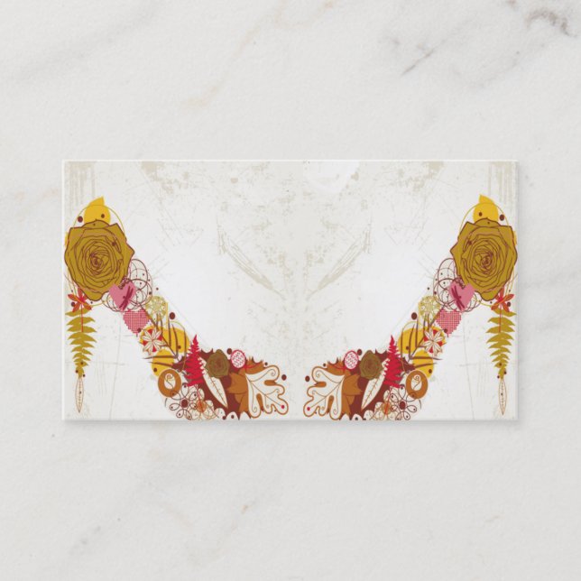 shoe industry business card (Front)