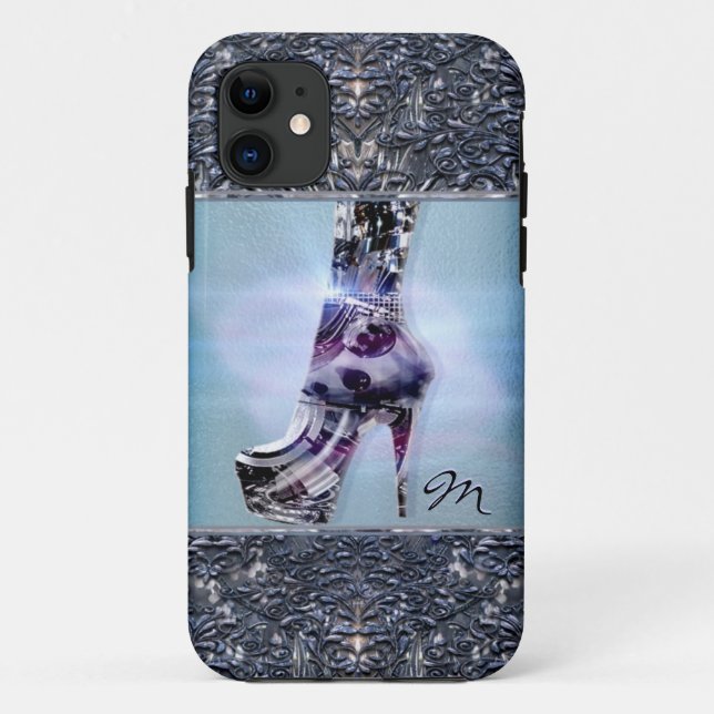 Shoe Love Monogram Case-Mate iPhone Case (Back)