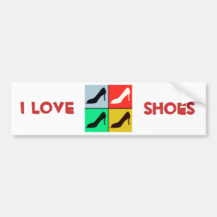 Shoe Lover Bumper Sticker