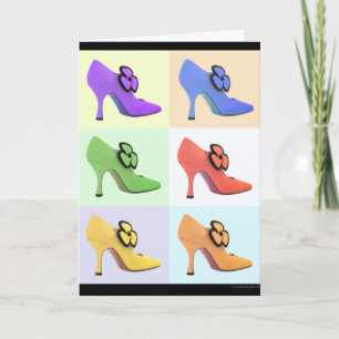 Shoe Lover Valentine Holiday Card