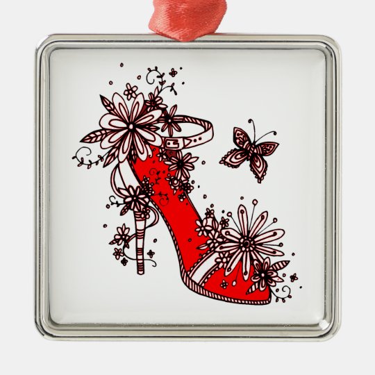 Shoe Metal Ornament