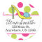 Shoe Polka Dot Address Stickers