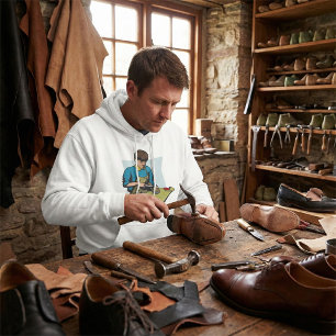 Shoe Repair Cobbler Vintage Shoemaker Hoodie