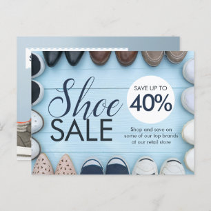 Shoe Sale Postcard