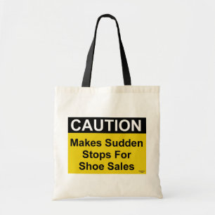 Shoe Sales Caution Bag