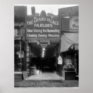 Shoe Shine Parlour, 1920s Poster