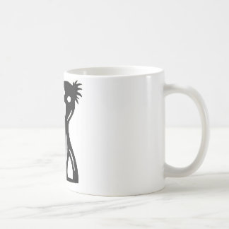 shoebill, balaeniceps rex, shoebird ハシビロコウ 切り絵 coffee mug