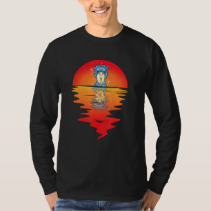 Shoebill Bird Sunset Vintage African Mayan Bird Sh T-Shirt