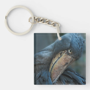 Shoebill Coaster Key Ring