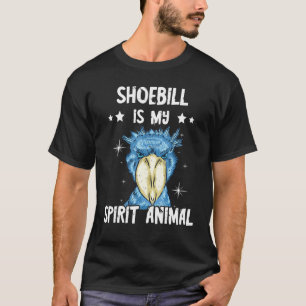 Shoebill Spirit Animal African Bird African Stork T-Shirt