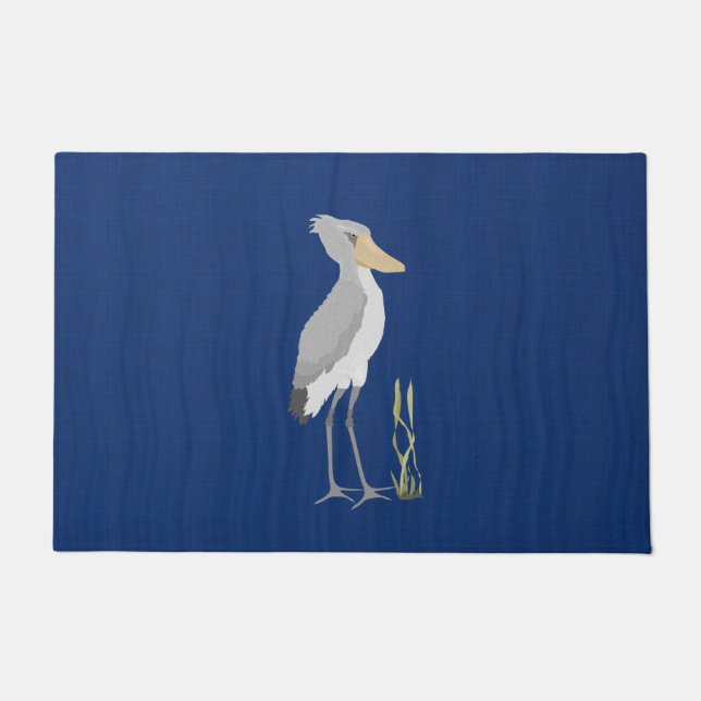 Shoebill Stork Doormat (Front)