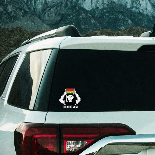 Shoebox Family Vinyl Car Window Sticker - Woman (Creator Uploaded)