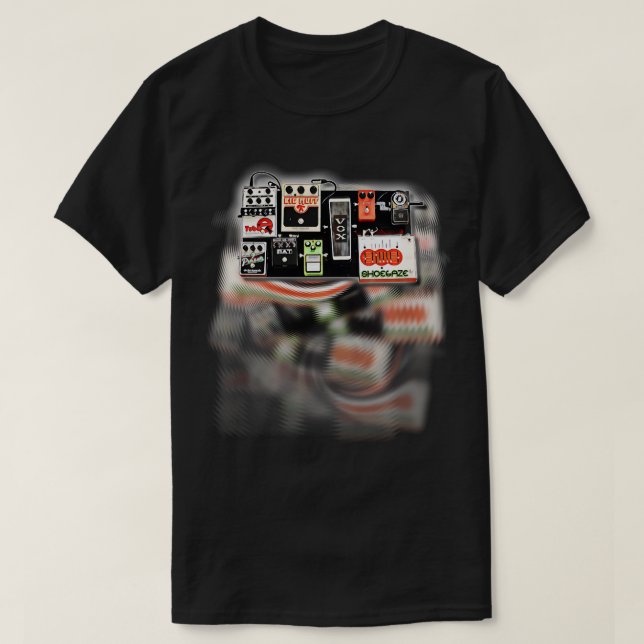 Shoegaze Guitar Pedals Indie Dream FanArt T-Shirt (Design Front)