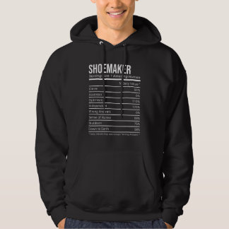 shoemaker Nutritional Values  Nutrition Facts Hoodie