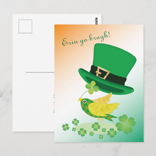 Shoemaker's Lucky Flight Postcard (Front/Back)