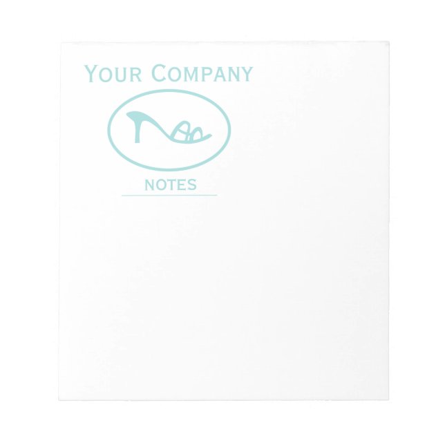 Shoes and Accessories Logo Notepad (Front)