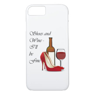 Shoes and Wine iPhone Case