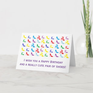 "Shoes" Birthday Card