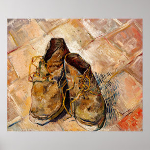 Shoes by Van Gogh Painting Art Poster