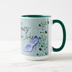 Shoes can change your life- Teal Mug