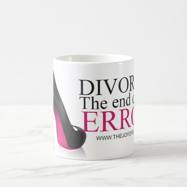 Shoes "Divorce. The end of an error." Mug (Center)