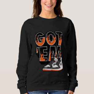 Shoes Got Em Sneaker Match 1 High Og Electro Orang Sweatshirt
