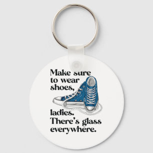 Shoes Ladies There's Gl Everywhere Sneakers Pearls Key Ring