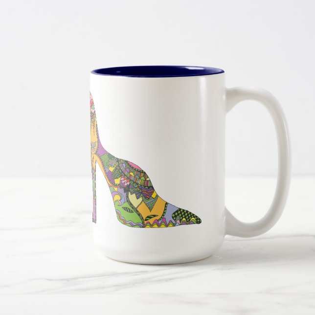 shoes on a mug (Right)