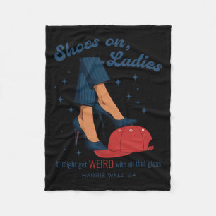 Shoes On Ladies Harris Wheimer 2024 Campaign Anti Fleece Blanket