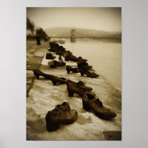 Shoes on the Danube Poster