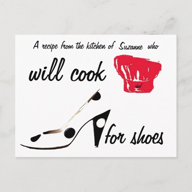 Shoes Recipe Card (Front)