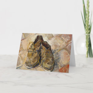 Shoes Vincent van Gogh Card
