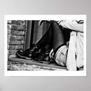 Shoes Woman Clothing Women Fashion Sports Boots Poster