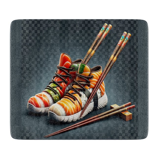 Shoeshi ME - Unique Sushi Sneaker Cutting Board (Front)