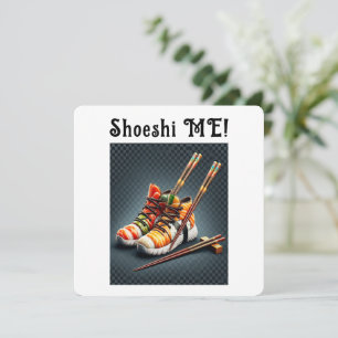Shoeshi ME - Unique Sushi Sneaker Holiday Card