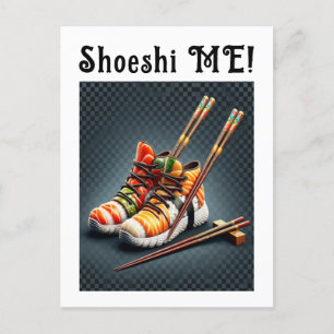 Shoeshi ME - Unique Sushi Sneaker Postcard