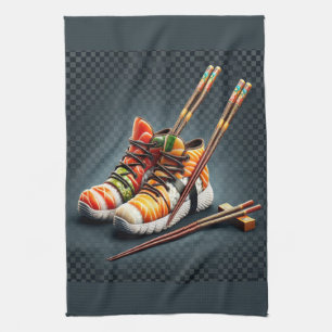 Shoeshi ME - Unique Sushi Sneaker Tea Towel