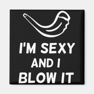 Shofar I'm Y And I Blow It Rosh Hashanah Jewish Ne Magnet