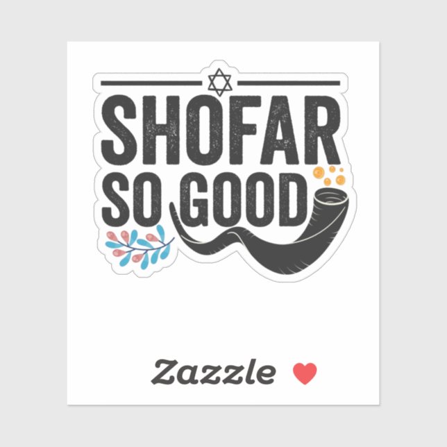 Shofar So good Funny Jewish Hanukkah Holiday Gift (Sheet)