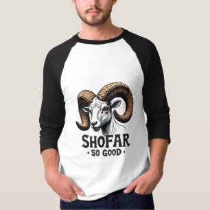 Shofar so good Jewish Goat Hanukkah Lovers  T-Shirt