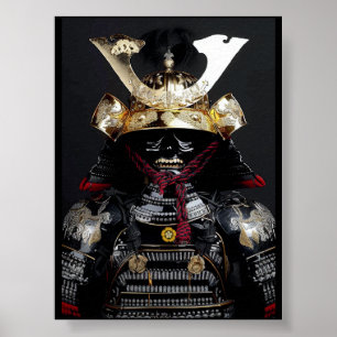 Shogun Samurai armour Poster Wall Art