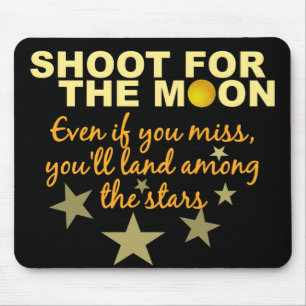 Shoot 4 The Moon mousepad