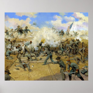 Shoot and Be Dammed by Keith Rocco Fort Gregg Poster