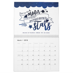 Shoot for the Moon Calendar