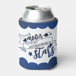 Shoot for the Moon Can Cooler