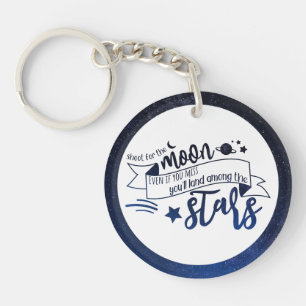 Shoot for the Moon Key Ring