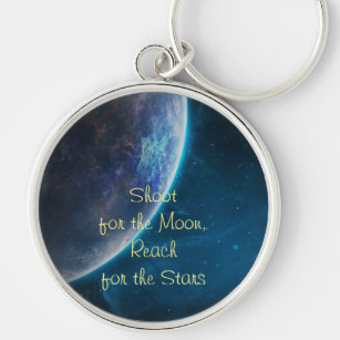 Shoot for the Moon  Key Ring